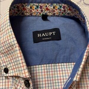 Haupt Multicolor Checkered Button Down Shirt
